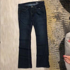 WilliamRast Flare Leg Low Rise Jeans
